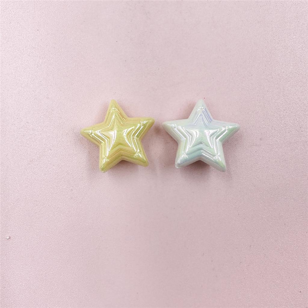 Материал ручной работы DIY Изготовление ювелирных изделий Красочные пентаграммы Мода 22,8 мм Акрил 10 шт. бусины подвески Аксессуары