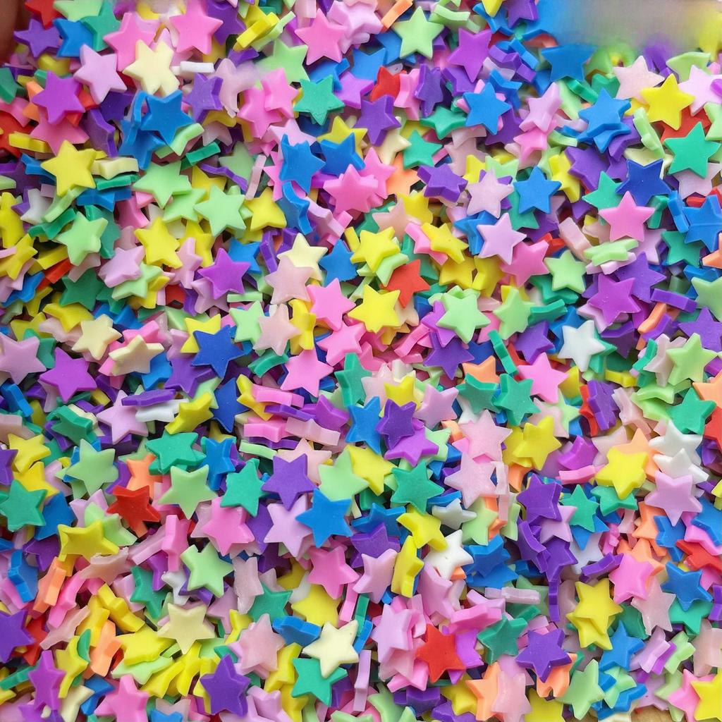 Мягкая глина, цветной слайм и крем-клей для торта