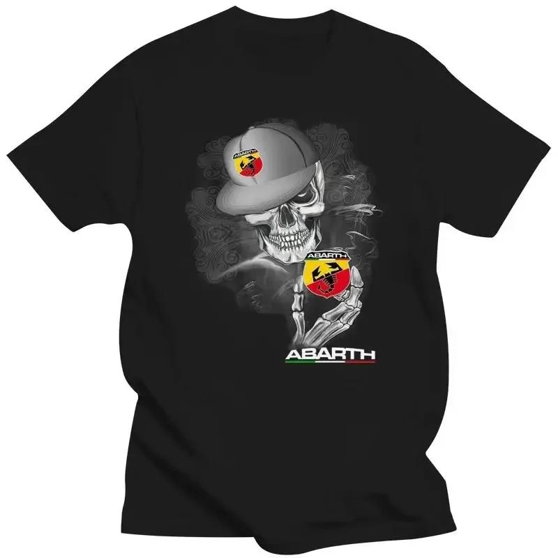 Abarth T-shirt men women 100% cotton-skull so cool T shirt summer short sleeve o-neck plus size