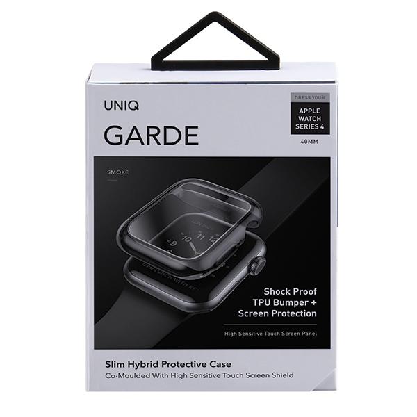 Etui do Apple Watch Series 4 UNIQ Garde Szare