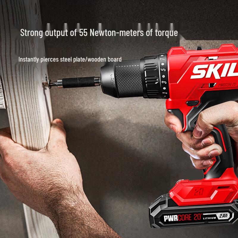 SKIL DL6280 20В 55 Н·м Бесщеточная аккумуляторная дрель Вилка CN (адаптер в комплекте)