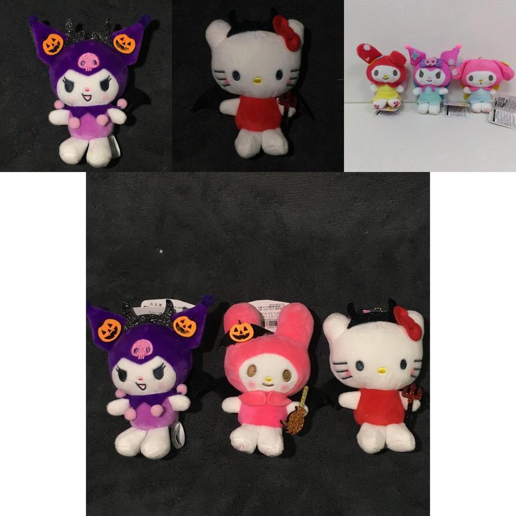 Sanrio Character Plush Collectible Dolls With Short Pile Faux Fur For Gifts And Decor