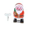 Xmas Wind Up Toy Iron Walking Father Xmas Vintage Desktop Clockwork Toy Xmas Stocking Stuffer for