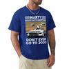 Vintage Car Marty Whatever Happens Don't Ever Go To 2020 T Shirt Harajuku Short Sleeve T-shirt 100% Cotton Graphics Tshirt Tops