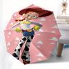 Cowgirl,Toy Story Automatic Opening and Closing Umbrella - 8-rib Folding Design, Lightweight and Portable, Suitable for Daily Business Use,