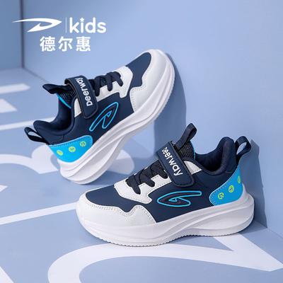 Обувь для мальчиков Delhui, новая водонепроницаемая кожаная поверхность, спортивная обувь, универсальная удобная повседневная обувь для девочек