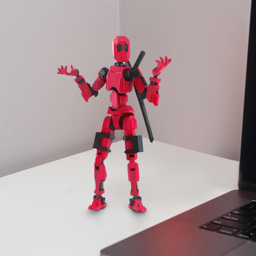 Набор мобильных кукол, 3D-печатная мобильная кукла-робот Титан, подвижная мобильная кукла, подходит для коллекционеров, украшение рабочего стола