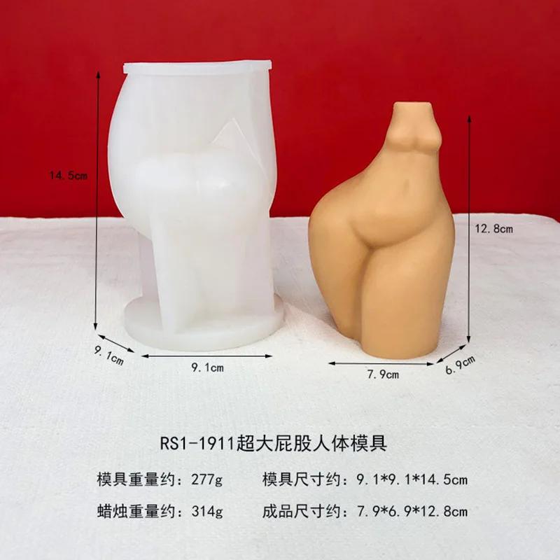 Новая форма для свечи в виде женского торса, силиконовая форма для DIY, простая абстрактная форма для искусства человеческого тела, украшение, силиконовая форма для смолы, гипсовая форма, форма для мыла