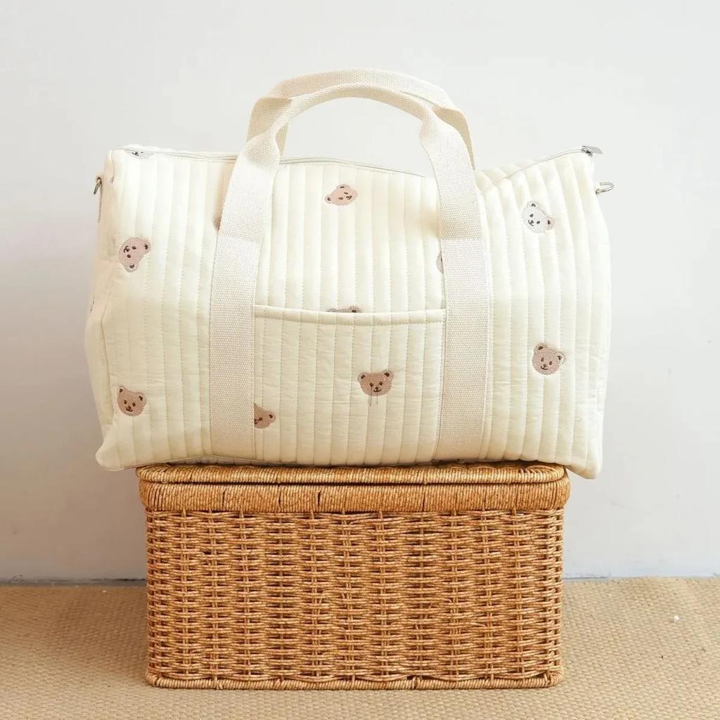 Сумка для мамы Bear Maternity Pack Сумка для детских подгузников Детская коляска Органайзер для подгузников Портативные сумки для багажа Дорожная сумка для пеленания