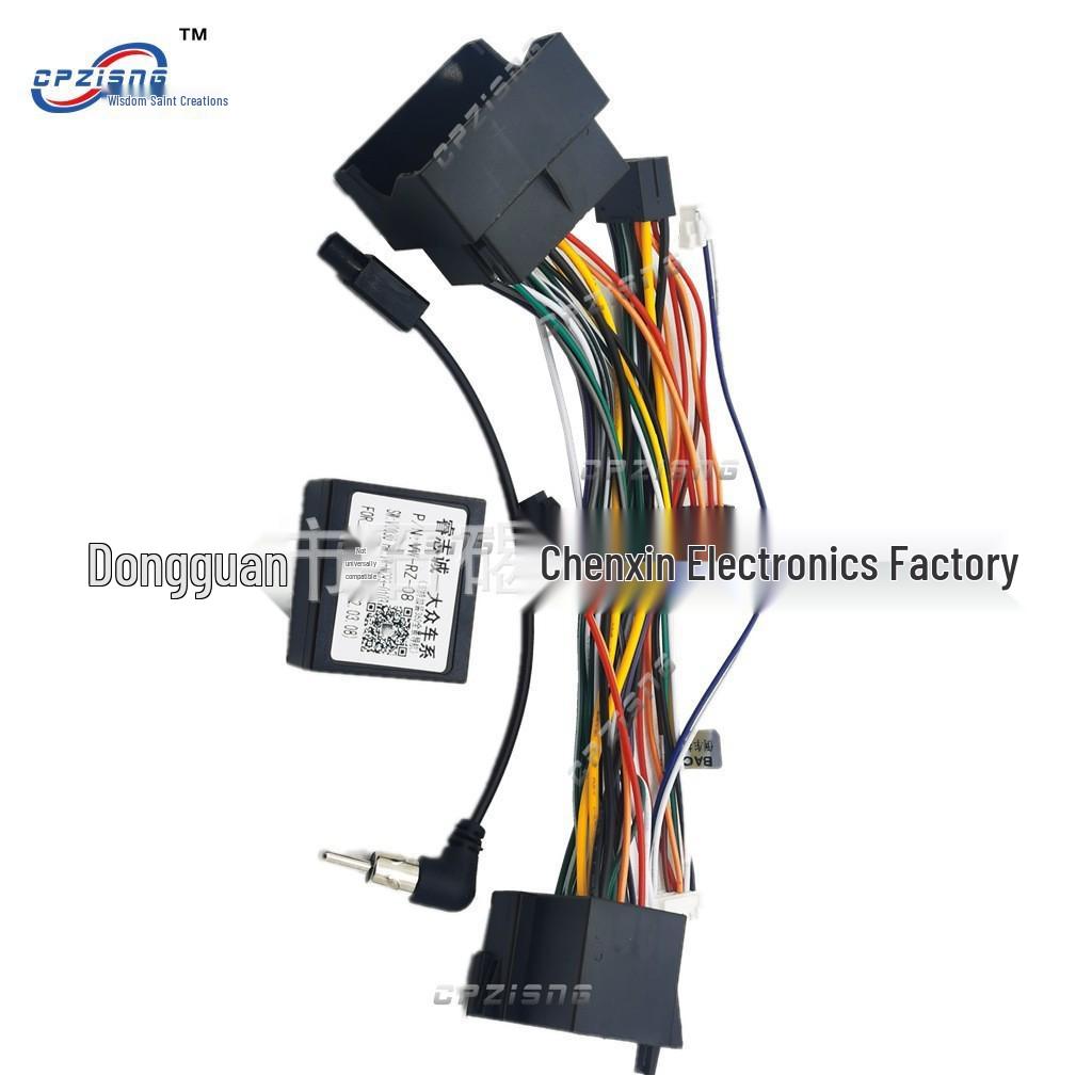 Универсальная навигационная рамка для панели центральной консоли Volkswagen Touran с большим экраном.