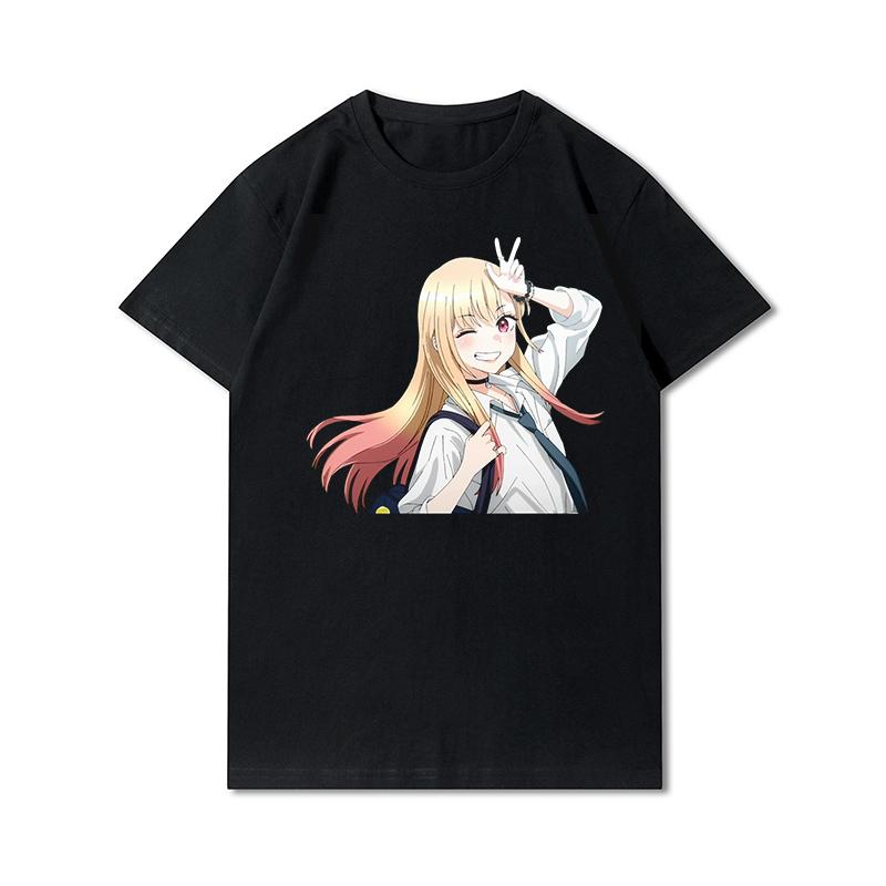 Футболка Marin Kitagawa для женщин, футболки с короткими рукавами в стиле аниме для девочек, топы в стиле Харадзюку