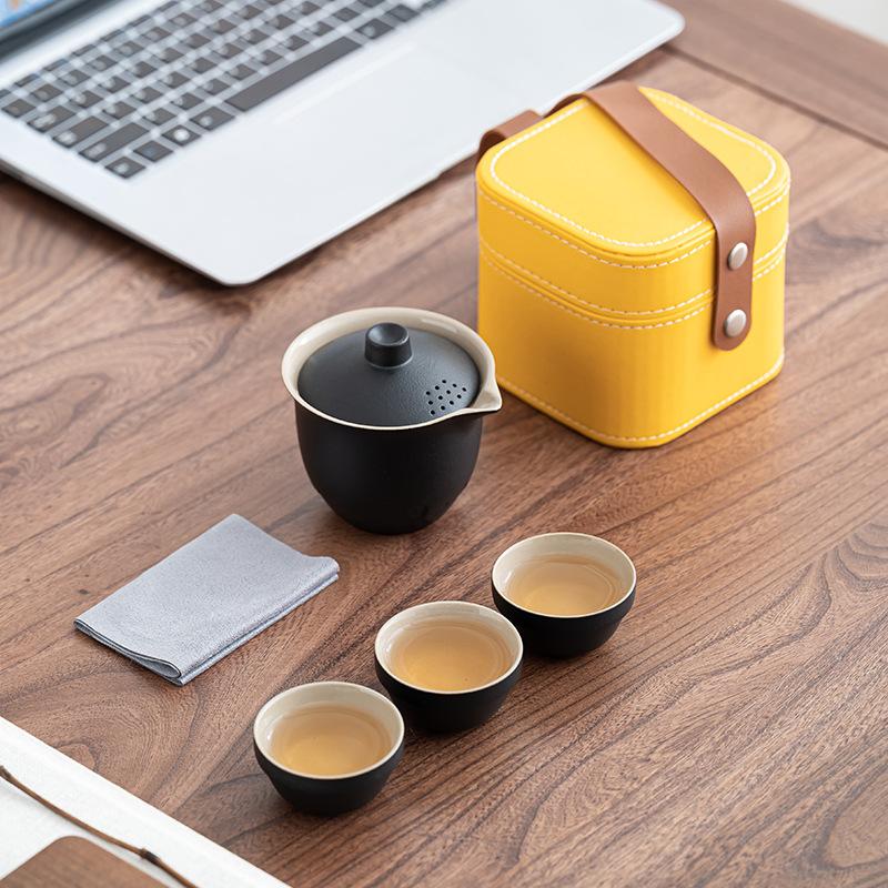 Creative Company Annual Meeting Anniversary Event Giveaway Portable High-end Coarse Pottery Tea Ware Kuaike Cup