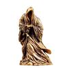 Bronze Gothic Reaper Figurine With Black Cloak Decorative Ornament Home Office Desk Statue