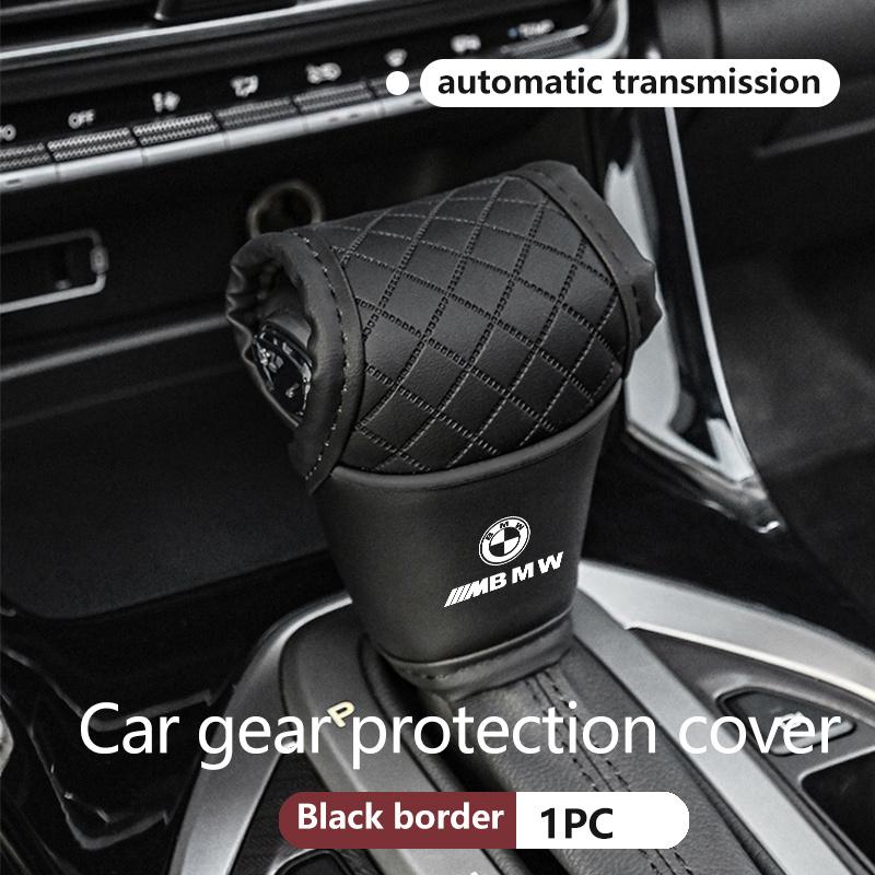 AAAQO1 Car Shift Handle Cover Leather Non-slip Gear Sheath Decoration For BMW M Performance Alpina M3 M5 M6 X1 X3 X4 X5 G20