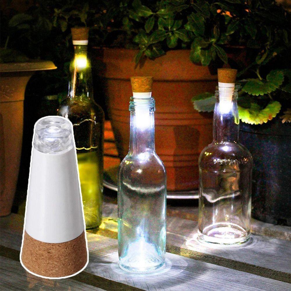 USB Rechargeable LED Bottle Lights Mini Bottle Stopper Lamp Christmas Decor