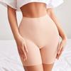 Women Safety Pants High Elasticity Solid Color Seamless Anti-exposure High Waist Slim Fit