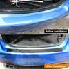 104cm Car Rear Trunk Bumper Carbon Fiber Sticker Protective Pad Anti-Scratch Cover Anti-Collision Protection Cover Strip Decal