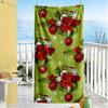 Christmas Beach Towel Super Soft Microfiber Quickdry Fabric Comfortable Lightweight Perfect for Traveling Yoga Camping and Swimming