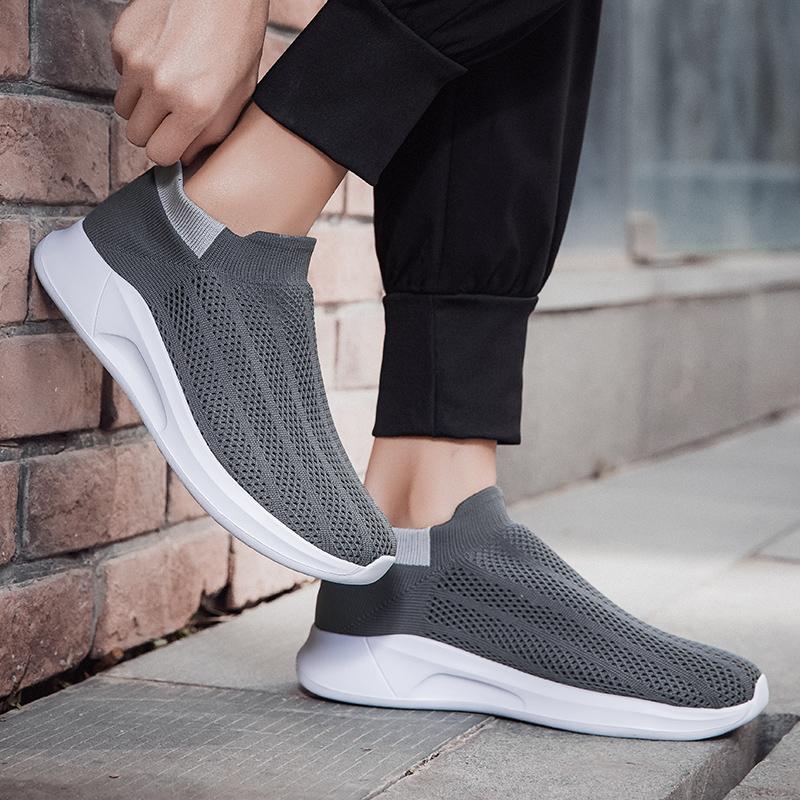 Athletics Sneakers Male Walking Shoes Sneakers Men Breathable Man Casual Shoes New Style Running Sneakers Slip On Loafers Men