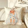 Character PPdohk Cushion Cover Pillow Case Antidustmite Pillowcase Silky Short Plush Sofa Cushion Cover hot