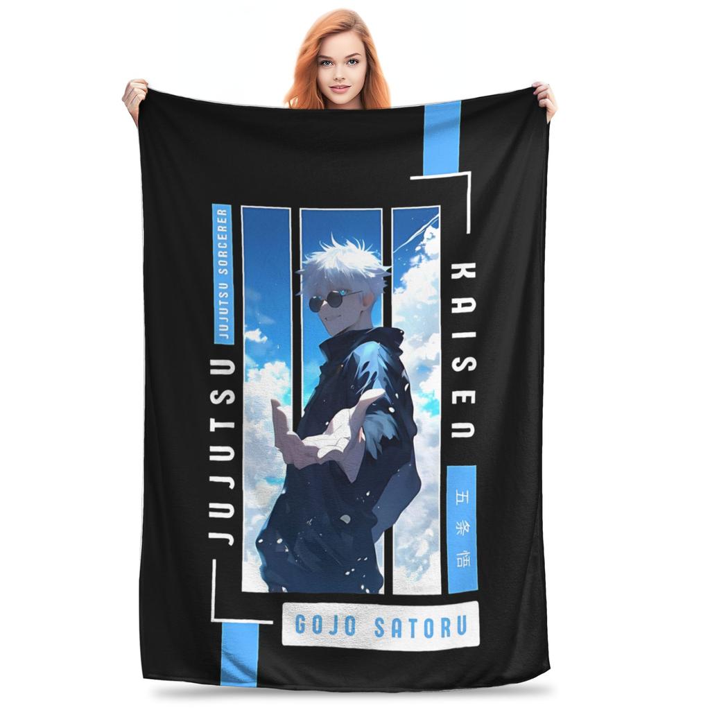 1PC Home Jujutsu Kaisens Blanket Throw Blanket funko Novelty Warm Blanket All Season Gift