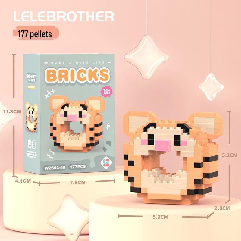 Совместимые с Lego микро строительные блоки мультяшные фигурки - детские развивающие настольные игрушки