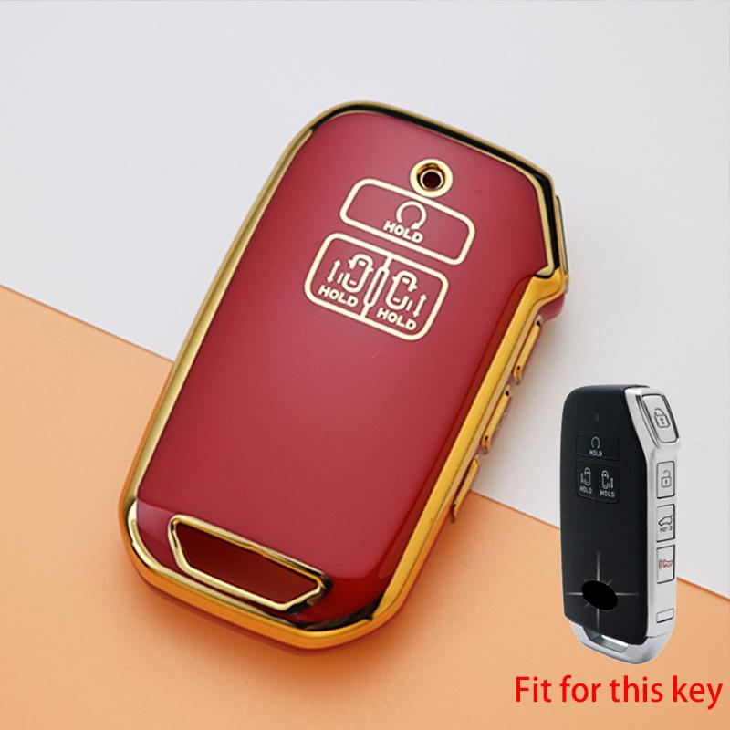 7 Buttons Soft TPU Car Key Case Cover for Kia K5 K3 K4 Sportage Carnival Sedona Auto Shell Fob Holder Protector Accessories