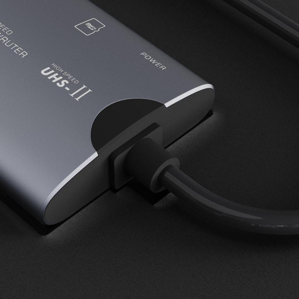 Многофункциональный высокоскоростной кардридер USB: TF, XD, Type-C, Алюминиевый сплав