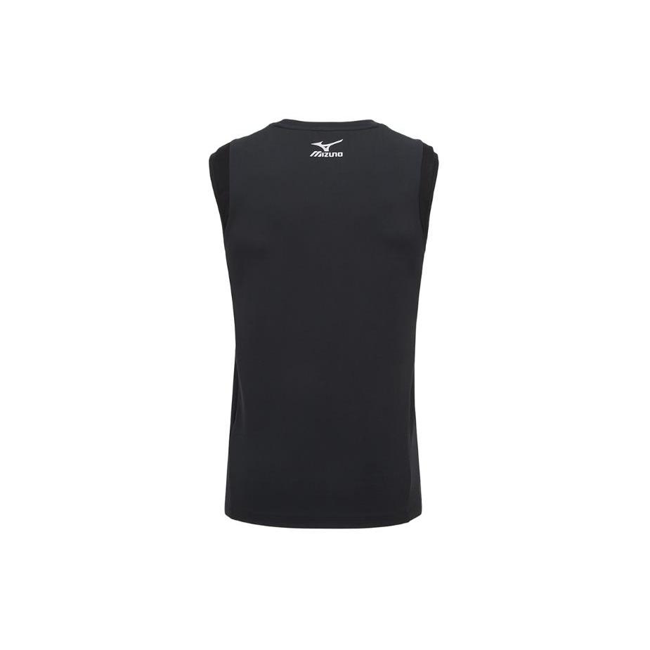Mizuno Майки мужские черные с круглым вырезом умеренные прочие 32YA4140-09