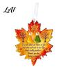 Covered Patio Hanging Ornament Sea Glass Ornament Heart-Shaped/Maple Leaf Friendship Acrylic Sun Catcher Handmade Seaglass Keepsake for Holiday