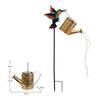 Solar Powered Metal Fairy Lights with Watering Can Solar Garden Lights for Walkway Yard Pathway Patio Table