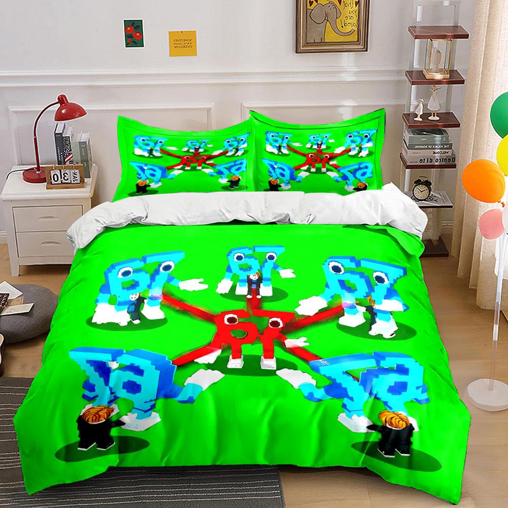 "Alphabet Characters Bedding Set" Bedding Duvet Cover Set Duvet Cover Pillowcases (1 * Duvet Cover 2 * Pillowcases, without duvet insert)
