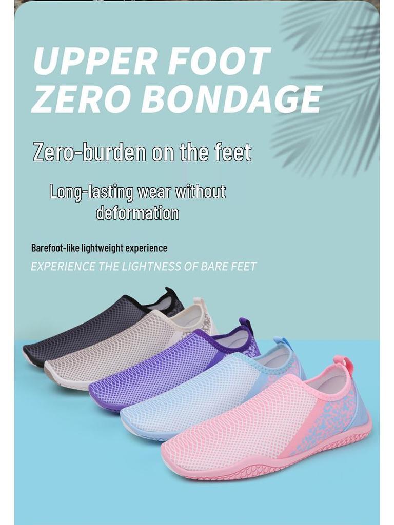 Унисекс Пляжная Водная Обувь для Плавания, Снорклинга, Дайвинга и Брождения - Мягкие, Защищающие от Порезов Носки-Скин для Босиком для Мужчин и Женщин.