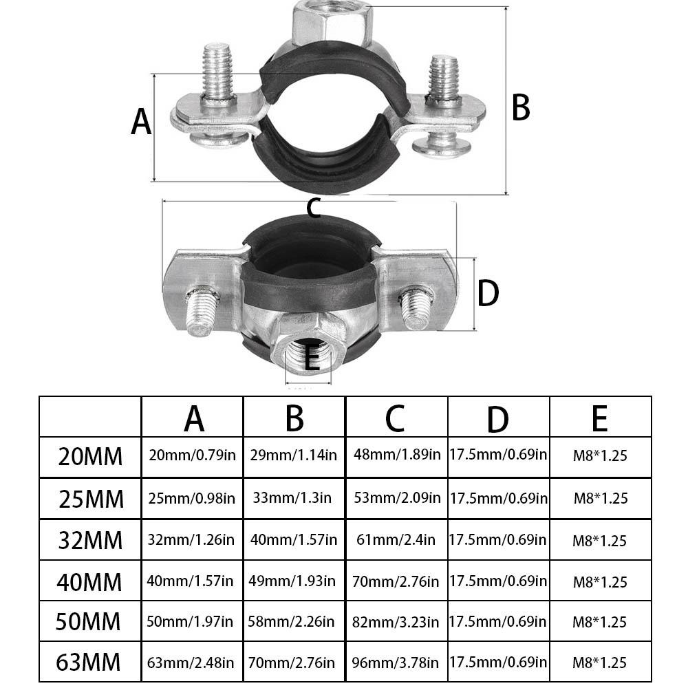 2 шт. С гвоздем Регулируемый хомут для поддержки трубы Оцинкованное железо PPR Железный хомут для трубы Рабочий