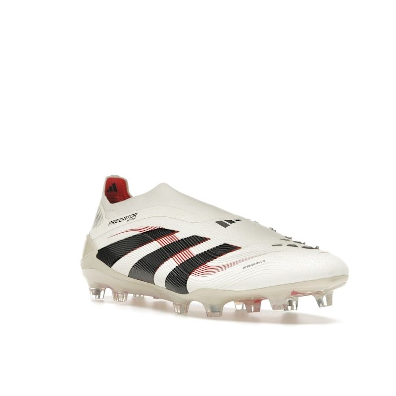 Adidas Кроссовки Predator Elite Laceless FG Goal Hunter Pack Unisex, кремовые, с оттенком белого, с черным ID3872