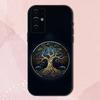 Чехол для телефона "Древо жизни" Космический для Samsung S24,S21,S22,S23,S30,Ultra,S20,Plus,Fe,Lite,Note,10,9,5G Черный Мягкий