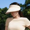 Hat Women's New Summer Cycling Outdoor Sports Hat Alphabet Smiley Face Empty Top Sun Hat Sunscreen Sun Hat