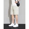 Men's Summer Loose-Fitting Beach Cargo Shorts with Large Pockets, Ice Silk Sports Shorts, Five-Point Pants
