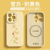 Магнитное притяжение MagSafe подходит для чехла для мобильного телефона Apple 16promax iPhone15plu модный бренд