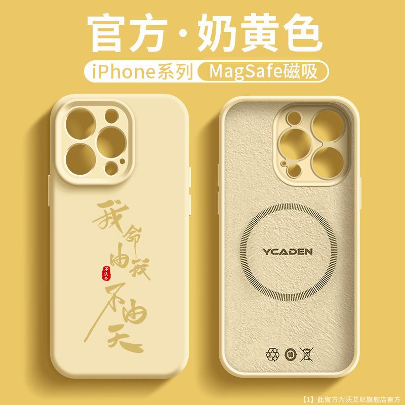 Магнитное притяжение MagSafe подходит для чехла для мобильного телефона Apple 16promax iPhone15plu модный бренд