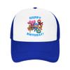 Adult Pocoyoed Friends Super Hero Friends  Trucker Caps Mesh Baseball Caps Polyester Hat Sun Caps Breathable Racing Cap