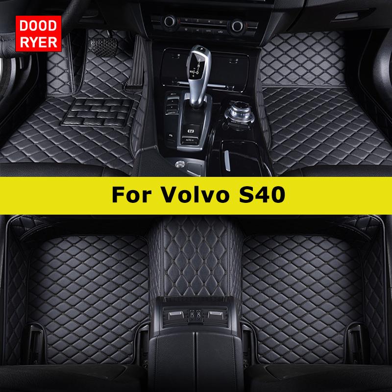 DOODRYER Custom Car Floor Mats For Volvo S40 Auto Carpets Foot Coche Accessorie