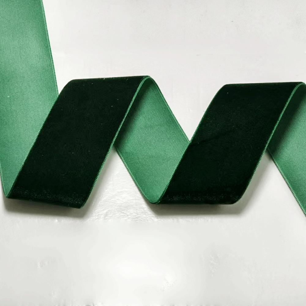 Новая 5-ярдовая бархатная лента 6/10/15/20/25/40 мм Лента для упаковки подарков своими руками Односторонняя Велюровая лента Цветок-бант Букет