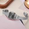 New Fashion Retro Casual Business Simple Square Dial Steel Strap Women's Watch; Birthday Preferred.