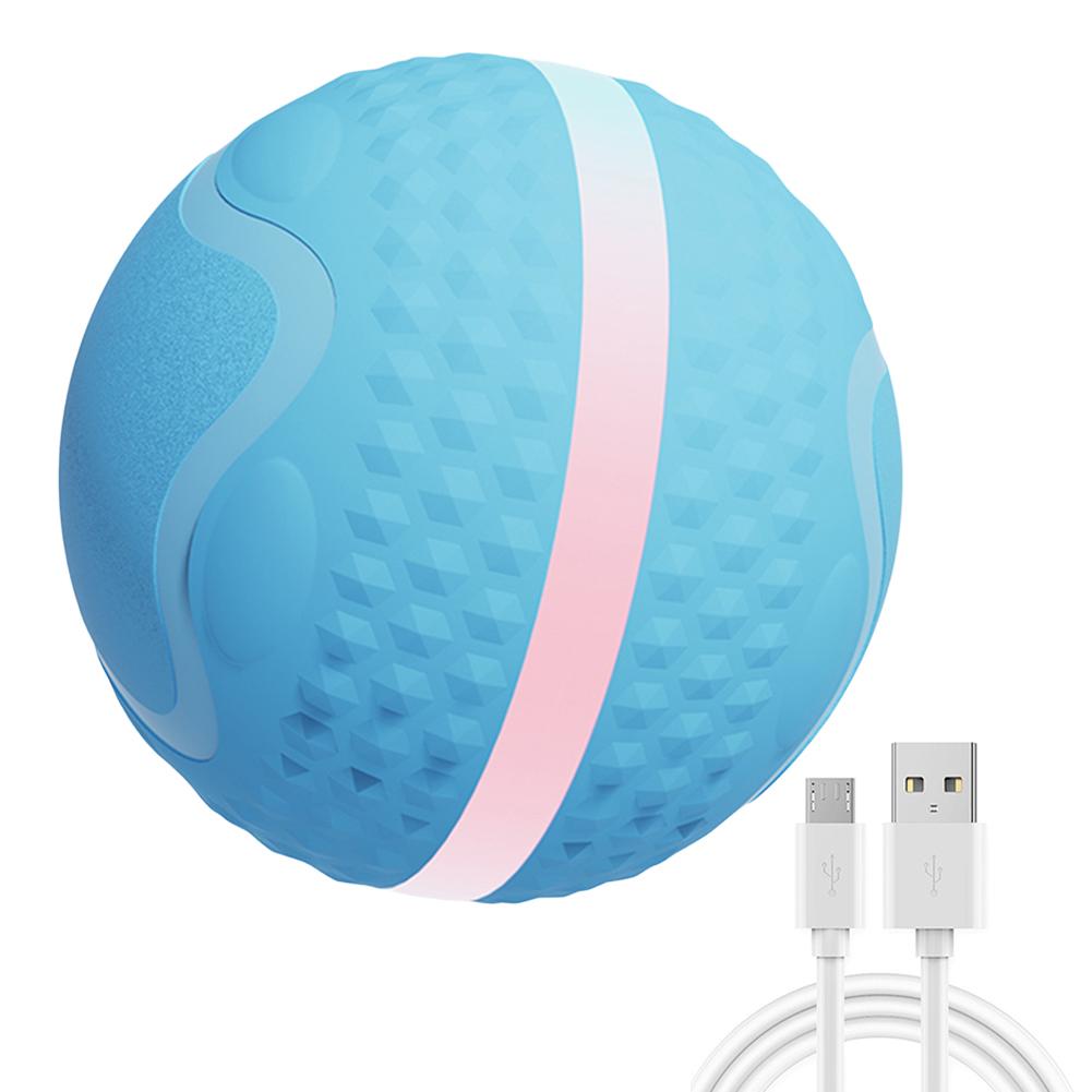 Игрушка-мяч для собак с USB-зарядкой, умный электрический мяч-игрушка с 2 режимами, автоматический вращающийся мяч-игрушка для щенков/маленьких/средних/больших собак