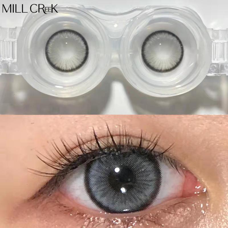 Контактные линзы Диоптрийные Красивый зрачок Косметические линзы для глаз Степень близорукости Зеленые Коричневые Синие Цветные линзы
