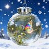 Clear Ball Ornament 3D Butterfly/Turtle/Dolphin Animal Christmas Ball Decoration Memorial Gifts for Animal Lovers