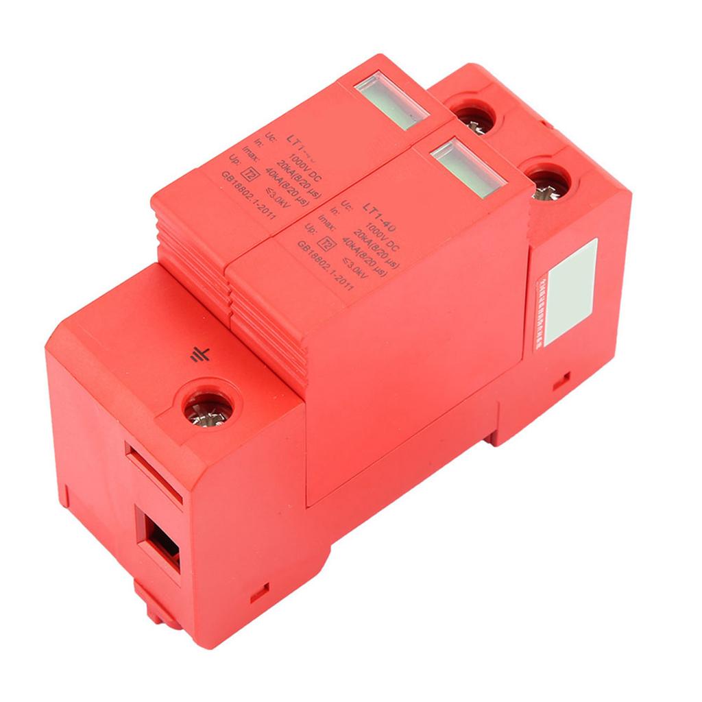 DC1000V 2P 20KA 40KA Защитное устройство от перенапряжения для дома Низковольтный разрядник