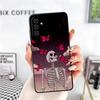 Цветочный Череп Цветок Скелет Мягкий Чехол для Телефона для Samsung A17 A37 A57 A16 A26 A36 A56 A15 A25 A35 A55 A14 A24 A34 A54 A13 A23 A33