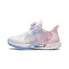 Kids Wind Chaser 6.0 Test Shock Absorption Wear Resistant Low Top Running Shoes Kids Sneaker White Pink Blue 322429901-4